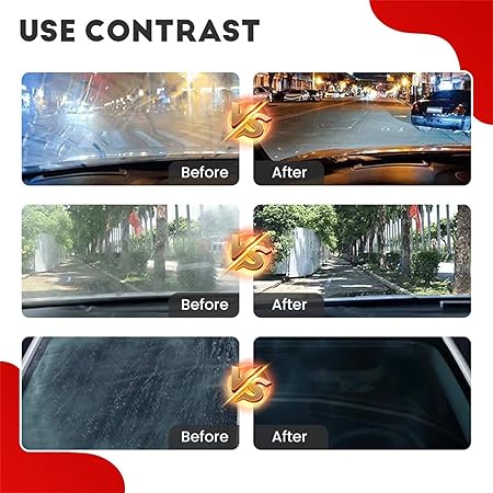 20% OFF🧼Automotive Oil Film Cleaning Brush, Reusable Windshield Glass Coating,Creative Portable Glass Cleaning Board for All Cars